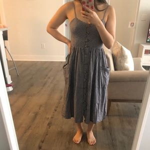 Urban Outfitters gingham midi dress
